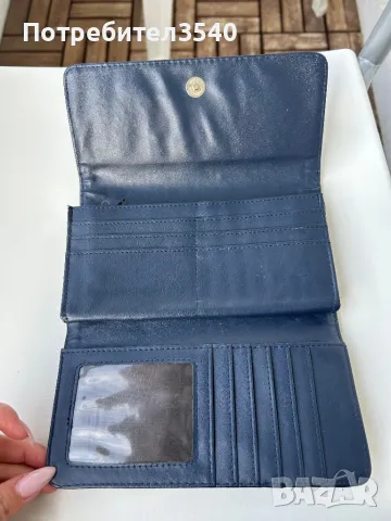 Синьо дамско портмоне, снимка 9 - Портфейли, портмонета - 47266153