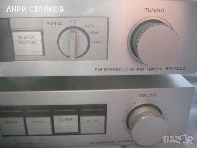 Sony TA-AX2 усилвател и ST-JX2S тунер Радио FM/MW от 1980 г., снимка 3 - Аудиосистеми - 39086508