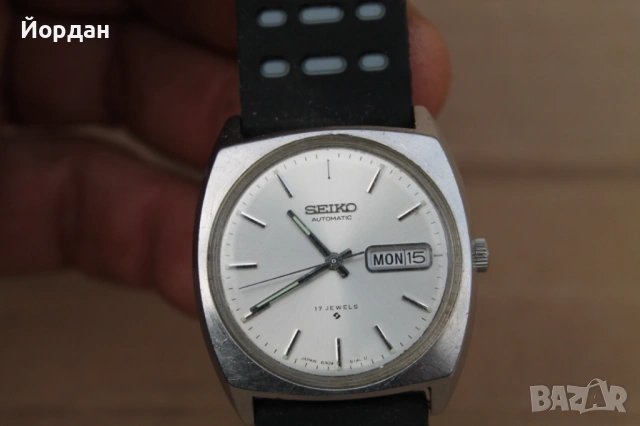 Японски мъжки часовник ''Seiko 5'' автоматик  6309-8080, снимка 2 - Мъжки - 54150089