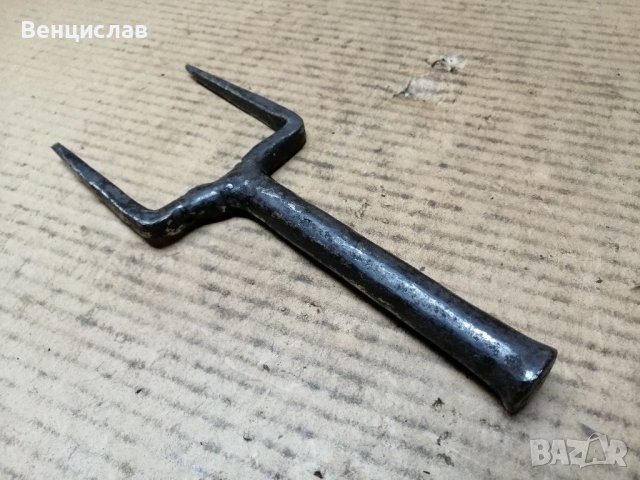 Стара Кована Наковалня За Клепане На Коси / НОМЕР 4'., снимка 4 - Антикварни и старинни предмети - 39355176