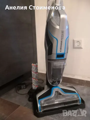 Безкабелна прахосмукачка 3в1 BISSELL Crosswave Cordless много малко ползвана, снимка 1