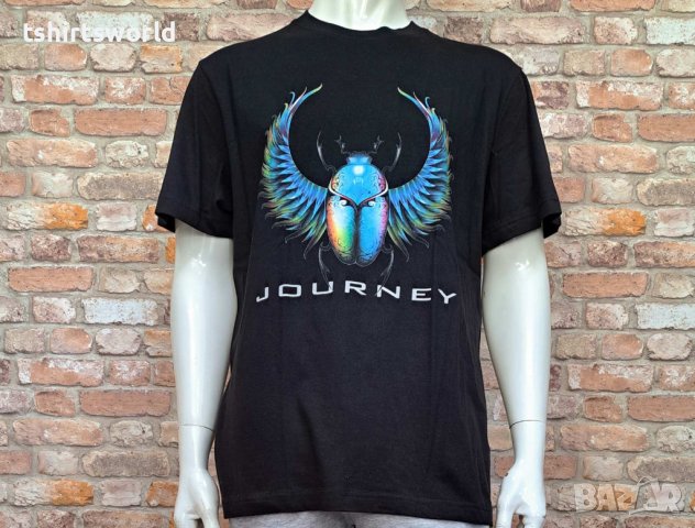Нова мъжка тениска с дигитален печат на музикалната група Journey (Джърни) , снимка 5 - Тениски - 42888955