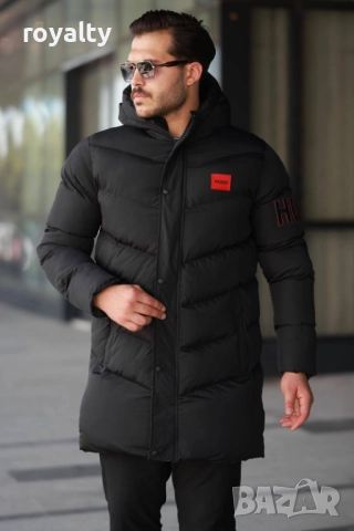 Hugo Boss Черно Зимно Мъжко Яке 