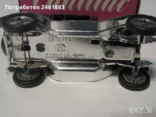 Estetyka Полша Cadillac 1913 соц метална колекционерска количка., снимка 6 - Колекции - 49768473