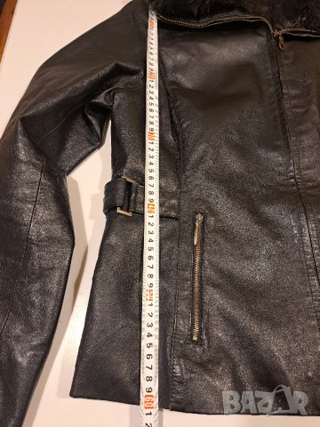 Яке естествена кожа  L, снимка 3 - Якета - 37685760