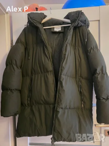 Дамско зимно яке Copperose Paris (размер XL) – тъмнозелено / каки