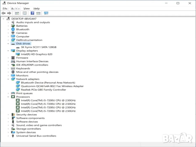 Лаптоп 15.6" DELL Latitude 3580 i5-7200U 2.5GHz/RAM 8GB DDR4, снимка 3 - Лаптопи за работа - 52063334