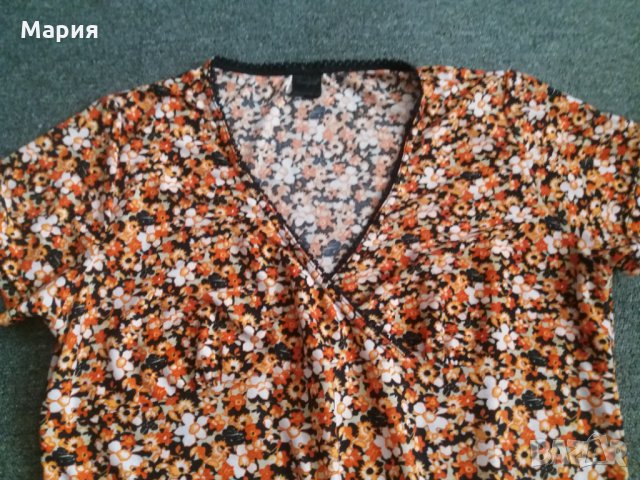 Рокля с цветя Л/ХЛ - 10 ЛВ, снимка 4 - Рокли - 33753697