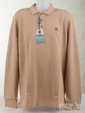 Мъжка блуза от памук в бежово Jimmy Sanders, снимка 1 - Блузи - 42893893