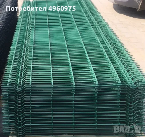 Оградни пана зелени прахово боядисани, снимка 2 - Огради и мрежи - 56239393