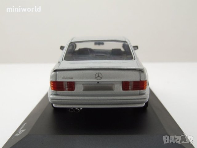 Mercedes 560 SEC AMG Widebody 1990 - мащаб 1:43 на Solido моделът е нов в PVC дисплей-кейс, снимка 6 - Колекции - 42727216