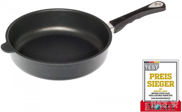 Тиган за пържене и задушаване AMT Gastroguss, Ø 28 см, 7 см височина