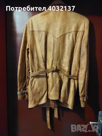 Кожено яке, снимка 4 - Якета - 47838225