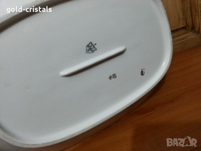 Полски порцелан плато елипса поднос, снимка 5 - Антикварни и старинни предмети - 35078267