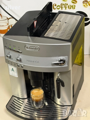 Кафемашина кафе автомат delonghi magnifica с гаранция, снимка 8 - Кафемашини - 52543903