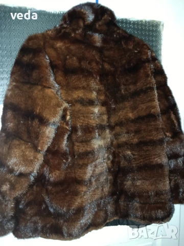 Страхотно късо палто от норка размер L/XL, снимка 4 - Палта, манта - 53222166