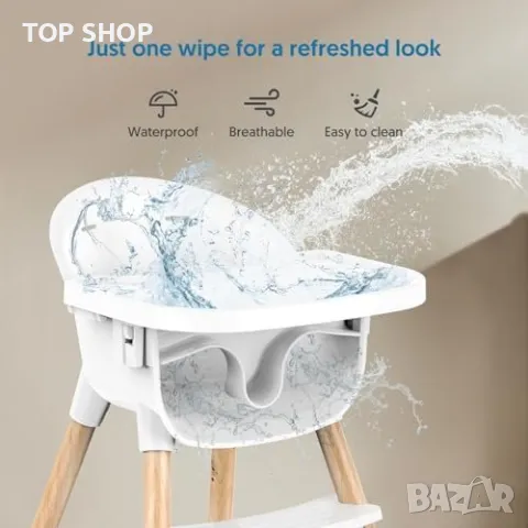 Ново Столче за хранене Bellababy Бебе 5-точков предпазен колан, снимка 4 - Детски - 49658529