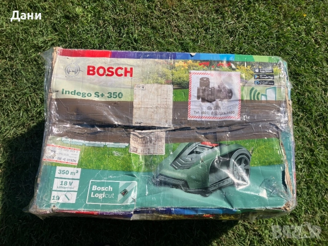 Косачка робот Bosch indego s+350, снимка 6 - Градинска техника - 51842081