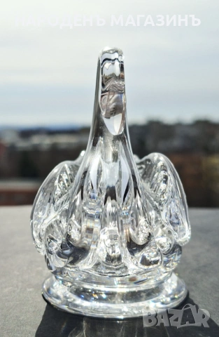 Edinburgh CRYSTAL - Великобритания - Кристален лебед за бижута кристална бижутерка , снимка 7 - Други ценни предмети - 53915950