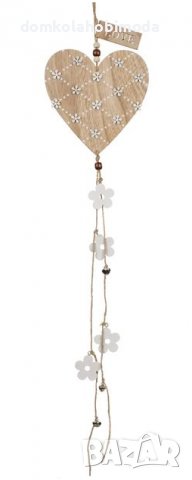 Декоративно висящо сърце дърво,15x16x80 см , снимка 2 - Романтични подаръци - 39450596