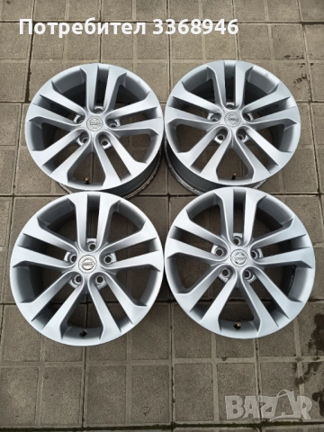 Джанти Nissan 17" 5x114,3 Нисан 5х114.3, снимка 2 - Гуми и джанти - 54000830
