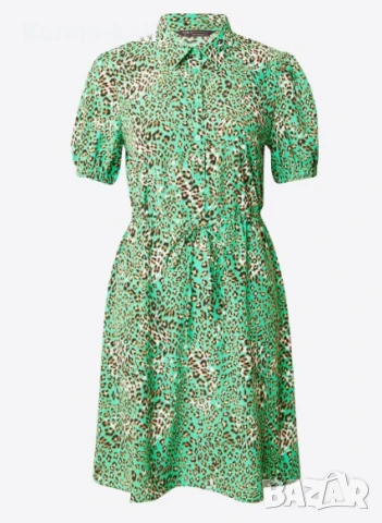нова рокля с зелен принт, снимка 2 - Рокли - 51297406