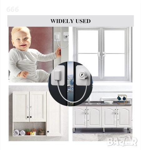 Комплект от 3 предпазителя за заключване на прозореца, снимка 3 - Други стоки за дома - 52998576