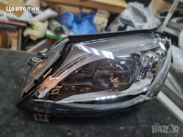 Ляв фар за Mercedes C W205 Multibeam lqv far мерцедес 205 ц класа, снимка 2 - Части - 52950228