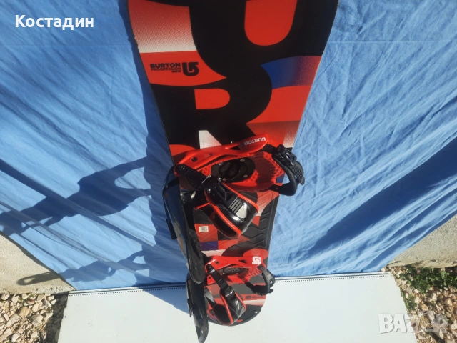 Сноуборд   156Wсм.BURTON PROGRESSION, WIDE с автомати. , снимка 4 - Зимни спортове - 53282725