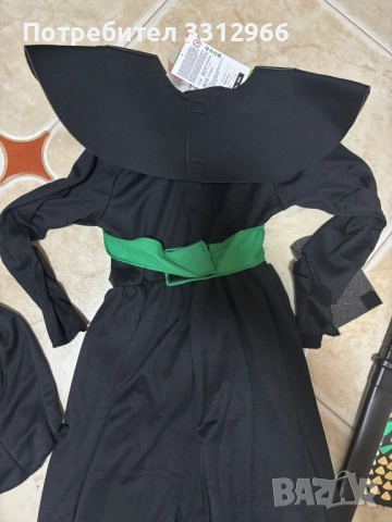 IKALI Костюм на нинджа за момчета, зелен гащеризон с комплект аксесоари,, снимка 2 - Детски комплекти - 52159355