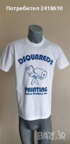 DSQUARED2 Cotton Mens Size S НОВО! ОРИГИНАЛ! Мъжка Тениска!, снимка 8 - Тениски - 54256322