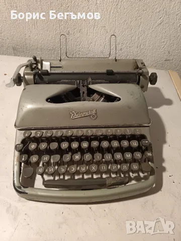 Ретро пишеща машина Рейнметал/Rheinmetall, снимка 6 - Антикварни и старинни предмети - 49943793