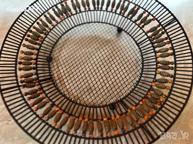 Декоративна метална купа Кения, снимка 5 - Декорация за дома - 52572517