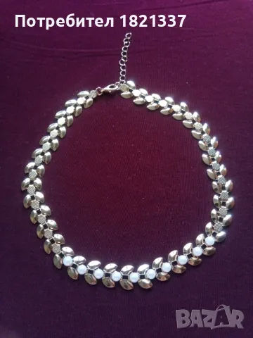 Елегантно колие , снимка 4 - Колиета, медальони, синджири - 49610039