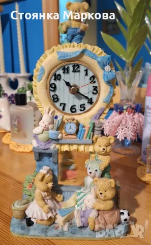 Два красиви работещи часовника с детски мотиви, снимка 6 - Антикварни и старинни предмети - 50162569