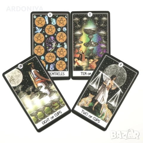 The Intuitive Night Goddess Tarot - карти Таро, снимка 14 - Езотерика - 54161357