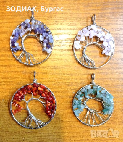 Колие Дървото на Живота - 7 чакри, снимка 4 - Колиета, медальони, синджири - 27495907