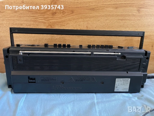 SONY CFS-W35L boombox , снимка 6 - Радиокасетофони, транзистори - 50755010