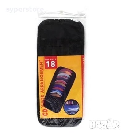 Класьор за CD Сеник за кола Digital One SP00478 За 18 диска Органайзер за компакт дискове, снимка 3 - Други - 37959757