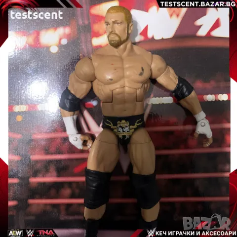 Екшън фигура WWE Triple H Трите Хикса Elite Series Mattel играчка figure, снимка 1 - Колекции - 48503784