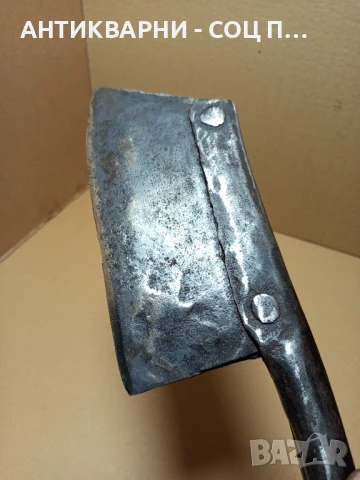 Соц Стар Ръчно Кован Голям Сатър Тегло 1.200кг., снимка 6 - Антикварни и старинни предмети - 50450800