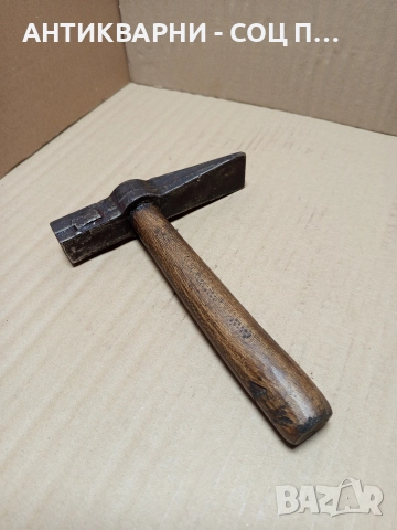 Соц Стар Каменоделски Инструмент Чук 0.700кг., снимка 4 - Антикварни и старинни предмети - 52665736