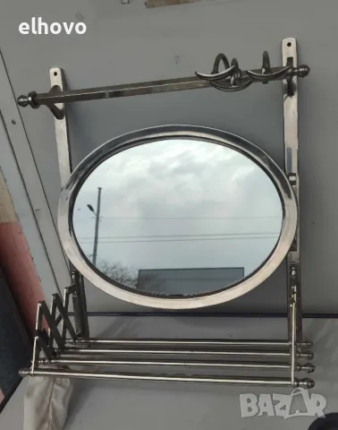 Ретро огледало, закачалка за баня, снимка 2 - Антикварни и старинни предмети - 49632636