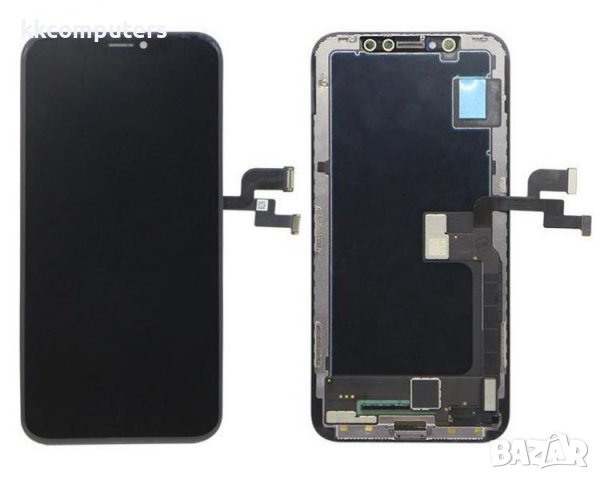 LCD Дисплей за iPhone X 5.8'+ Тъч скрийн / Черен / КЛАС C