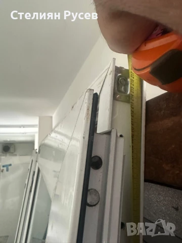 300788 ALU алуминиева дограма  врата / врати 187/ 217см - цена 450 лв                              м, снимка 2 - Дограми - 51199611