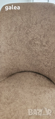 Тапициран трапезен стол - цена за 6 броя, Бежов НОВИ!!!, снимка 6 - Столове - 52442090