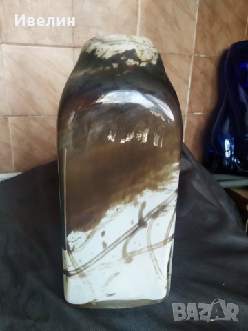стъклена ваза в стил арт, снимка 4 - Вази - 30730030