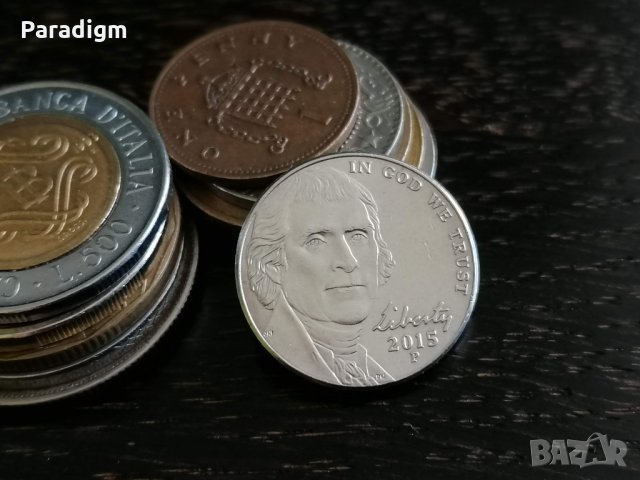 Монета - САЩ - 5 цента | 2015г., снимка 2 - Нумизматика и бонистика - 32027408