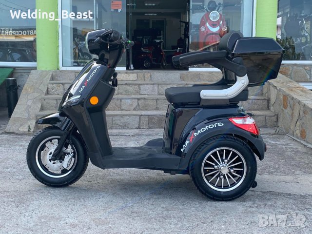 НОВ МОДЕЛ Електрическа Триколка Famozna-LUX 1500W/60V/20Ah - Черна, снимка 4 - Мотоциклети и мототехника - 42193823