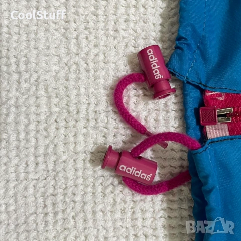 Adidas Vintage Яке Тип Ветровка Размер XL, снимка 6 - Спортни дрехи, екипи - 53905587